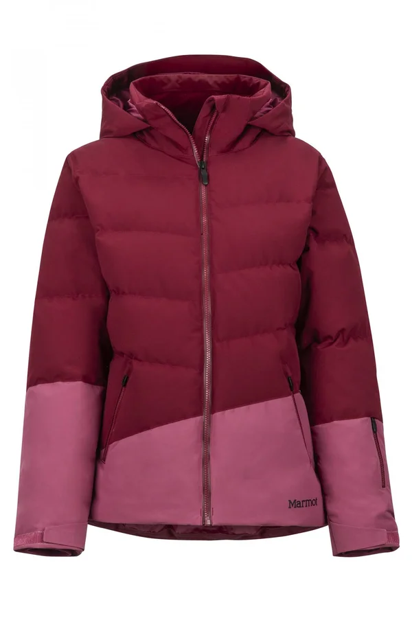 Marmot Slingshot Down Jacket - Women's Claret/Dry Rose, XL