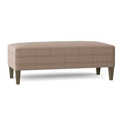 Stateburg Upholstered Bench Red Barrel Studio Body Fabric: Coral-28614, Leg Color: Espresso