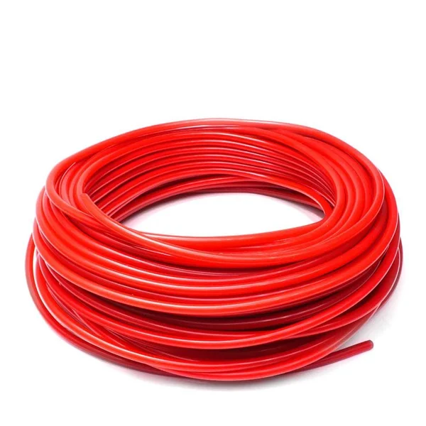 HPS 1/8 inch (3mm) ID Red High Temp Silicone Vacuum Hose - 50 Feet Pack