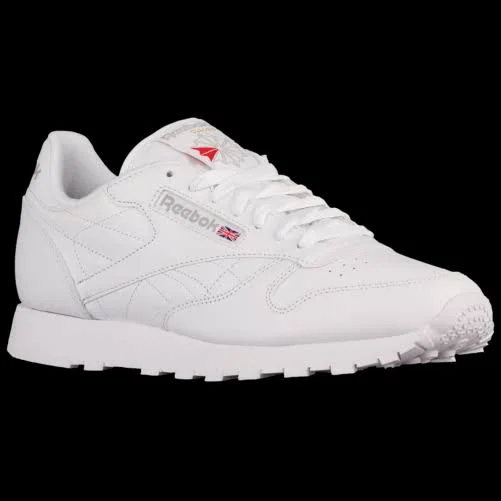 Reebok Men's Classic Leather Shoes, White