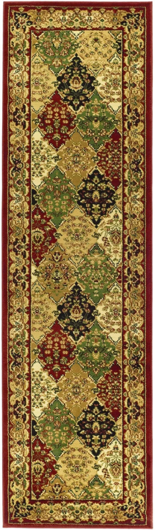 Safavieh Lyndhurst LNH221B 2&3x22 x 16&0x22 Runner Multi - Red Area Rug