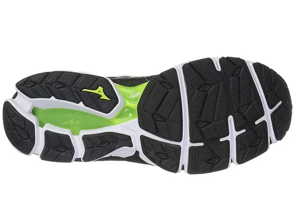 Mizuno Wave Sky 2 Men's Running Shoes - Black/Yellow, Size: 7.5