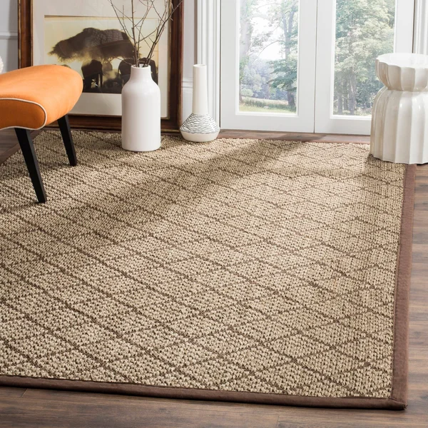 Safavieh Natural Fiber Natural & Brown 8& x 10& Rug