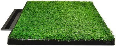 Downtown Pet Supply 20 in. x 25 in. Grass Potty Turf System for Dogs and Puppies with Drawer, DG-CLN-PEE-25-DRW