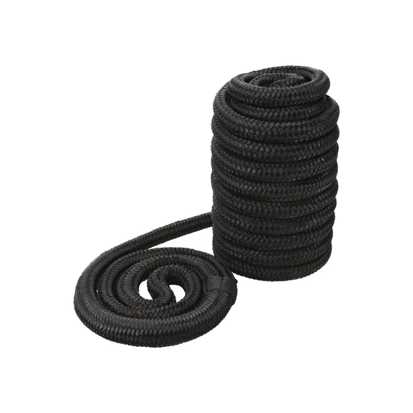 Norestar Double Braided Nylon Marine Dock Line/Boat Mooring Rope, Black