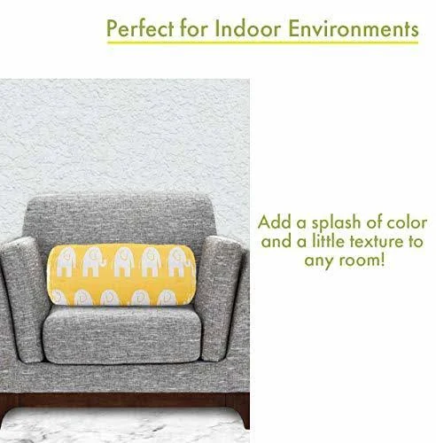 Majestic Home Goods Ellie Round Bolster Yellow
