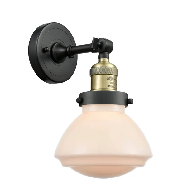 Innovations Lighting-Olean 1 Light Sconce-203-BAB-G321-LED (Black Antique Brass)
