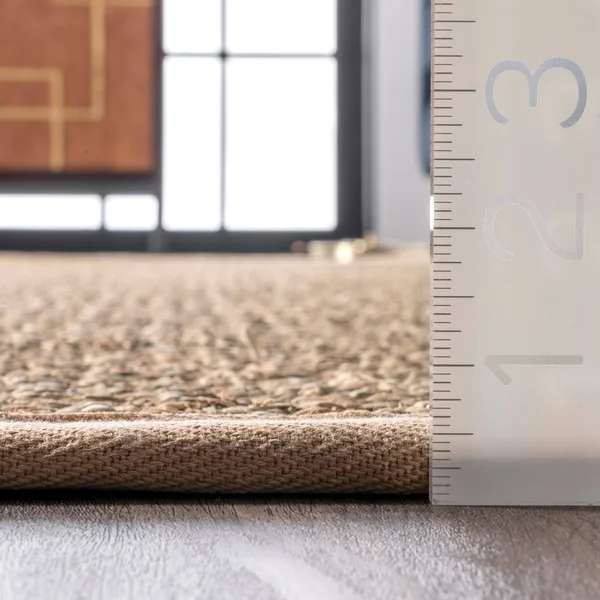nuLOOM Elijah Seagrass Natural Runner Rug, 2& 6x22 x 6&, Brown