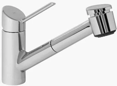 KWC Faucets 10.021.033.000 Edge Pull Out Kitchen Faucet - Chrome