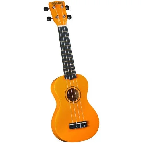 Mahalo U-30yw Painted Economy Soprano Ukulele, Yellow