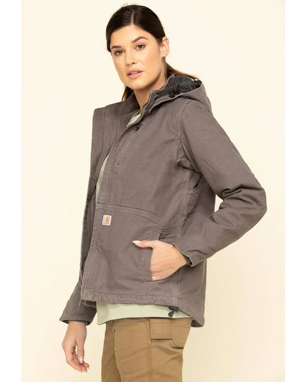 Carhartt Full Swing Caldwell Jacket, Women's Taupe Gray/Shadow
