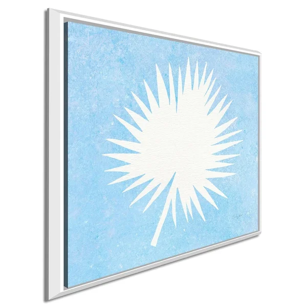 Picture Perfect International Courtney Prahl Tropical Fun Palms Silhouette III Giclee Stretched Canvas Wall Art - Size: 39.5x22 x