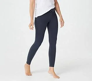 Barefoot Dreams Malibu Collection Skinny Stretch Pants - Size 2X, Indigo