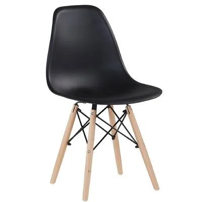 Pelkey Solid Wood Side Chair Ivy Bronx Color: Black