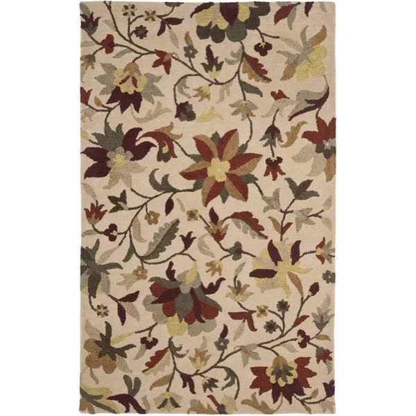 Safavieh Jardin JAR457B Brown - Multi Rug 4'X 6' Rectangle