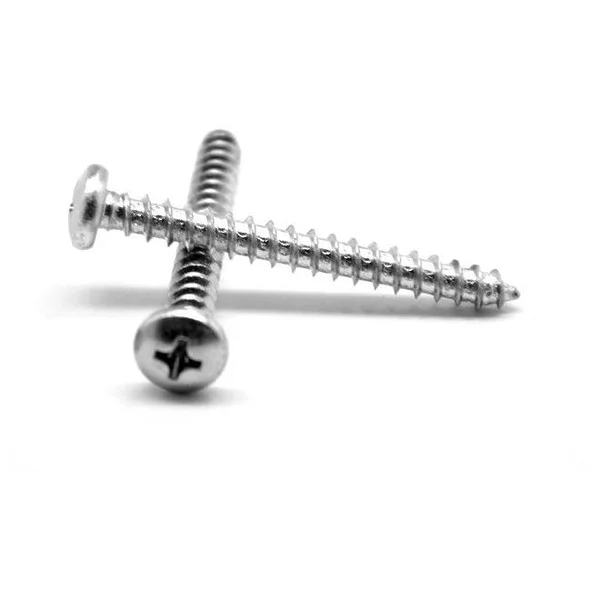 Asmc Industrial No.2-32 x 0.5 Phillips Pan Head Type AB Sheet Metal Screw, Low Carbon Steel - Black Zinc Plated - 10000 Piece