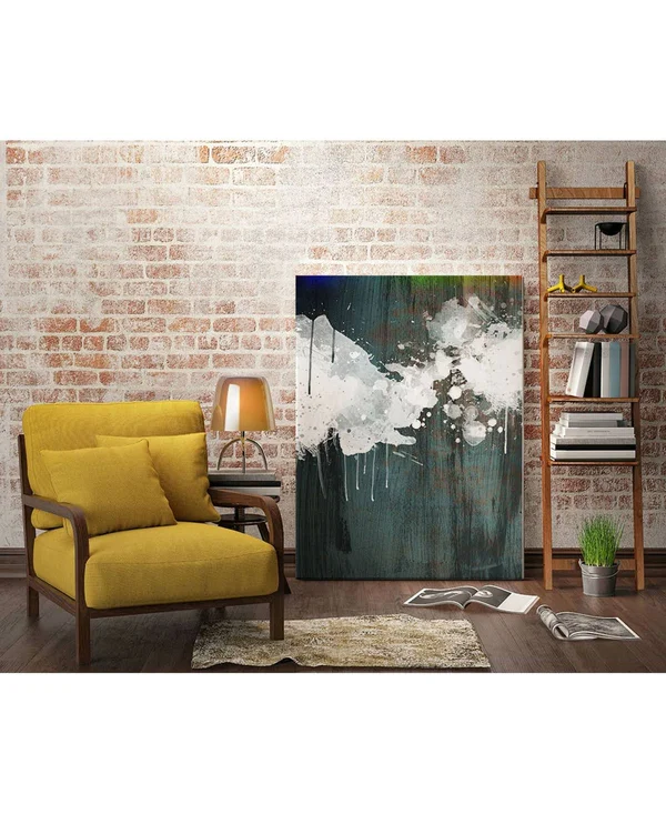 CLICART 24 in. x 36 in. Clouds II by Enrico Varrasso Wall Art - White/ Blue