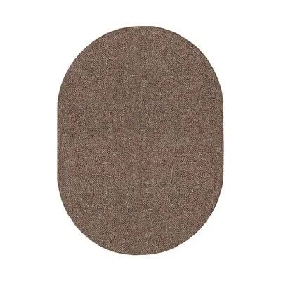 Amoriel Brown Indoor - Outdoor Area Rug Ebern Designs Rug Size: Oval 3' x 5'