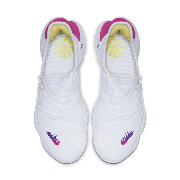 Nike Free RN 5.0 Performance Running Shoes - White/Laser Fuchsia/Summit White