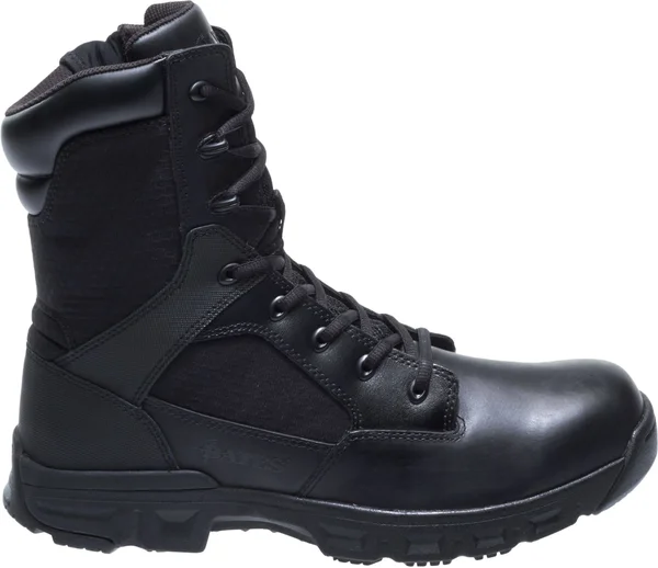 Bates 8x22 Code 6.2 Side-Zip Boots, Men's Black