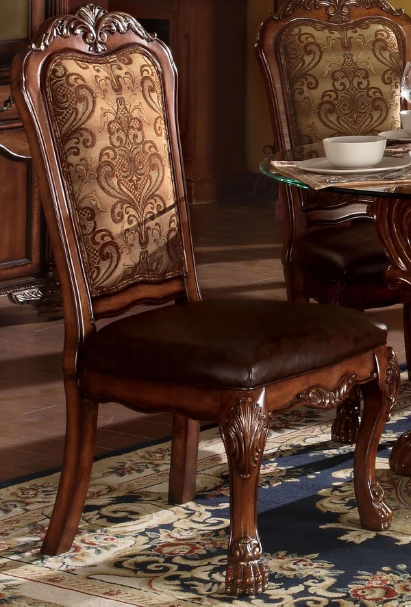 Acme Furniture Dresden Cherry Oak Side Chair - Set of 2