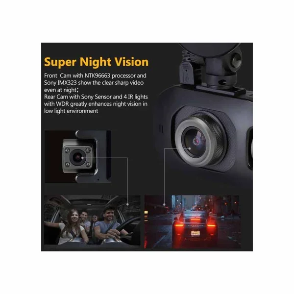 Z-EDGE 2.4in 1080p Dual Lens Z3PRO
