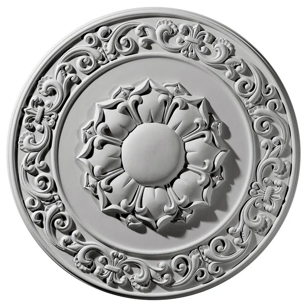 27 3/4x22OD x 2x22P Sydney Ceiling Medallion (Fits Canopies Up to 5 3/4x22) - Hand-Painted Mississippi Mud