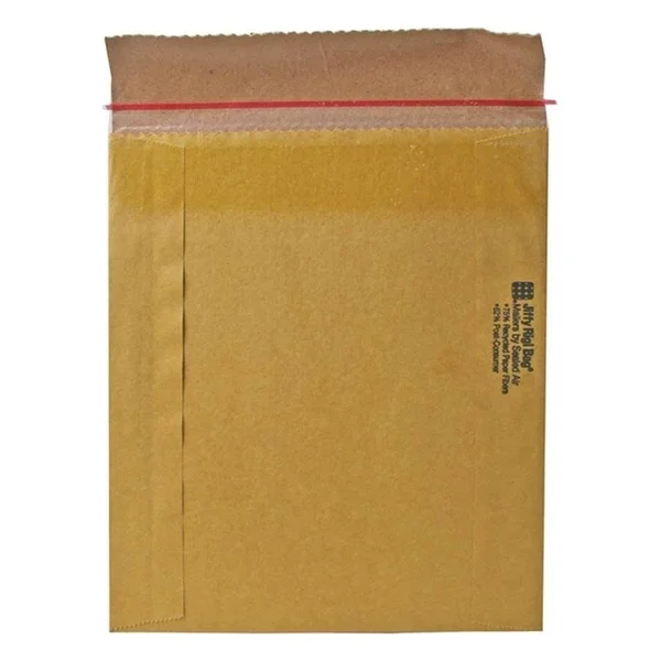 Sealed Air Jiffy Rigi Bag Mailer - #5, 10 1/2 x 14, Natural Kraft, 150/Carton