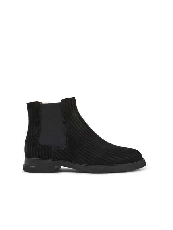 Camper Women Iman Nubuck Chelsea Boot - Black - EU 40