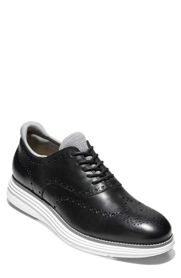 Men's Cole Haan Original Grand Ultra Wingtip, Size 10.5 W - Black