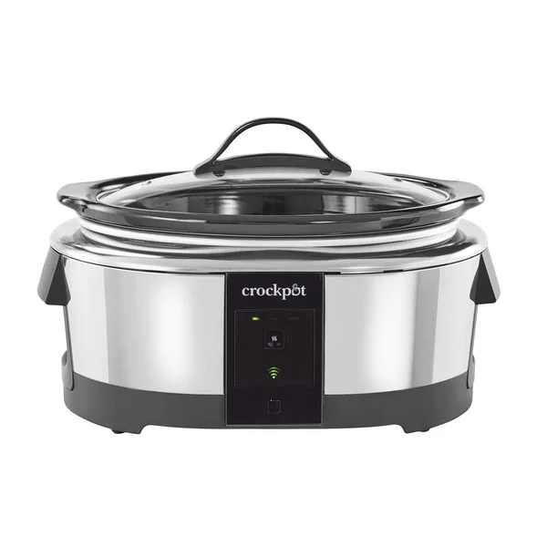Crock-pot 2101704 6 Quart Slow Cooker Works with Alexa - Programmable Stainless
