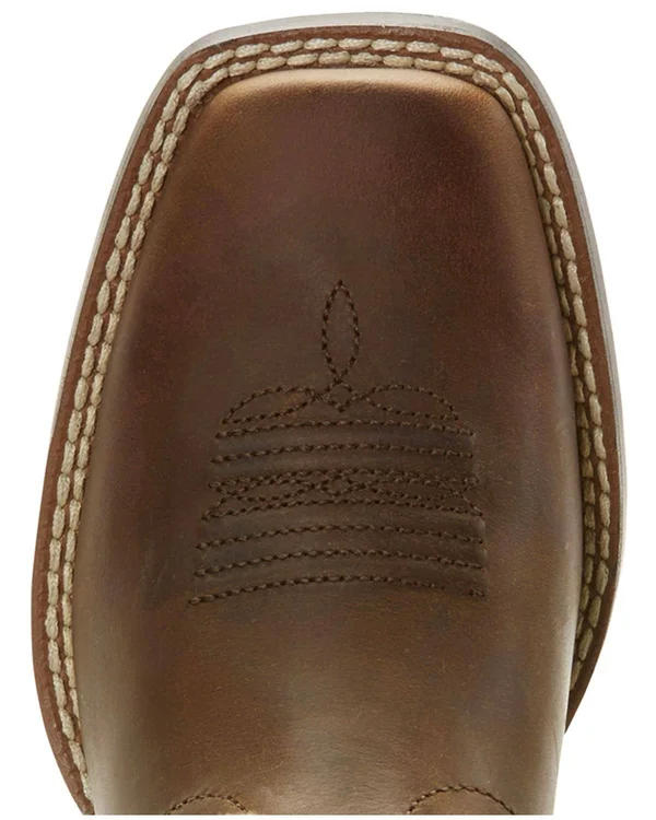 Ariat Kids Patriot Western Boots - Distressed Brown