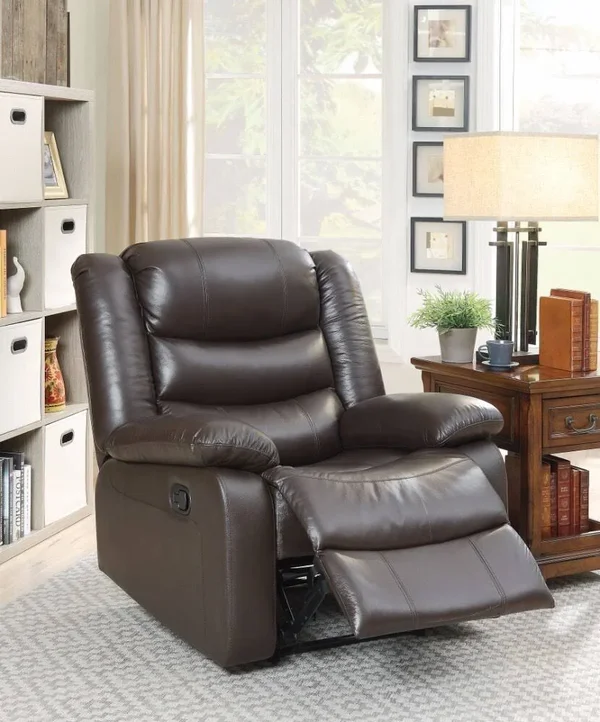 Recliner - Espresso Top Grain Leather Match