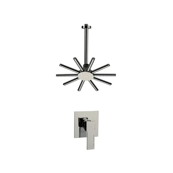 Remer SS1274 Mario Round and Modern Shower Faucet Set
