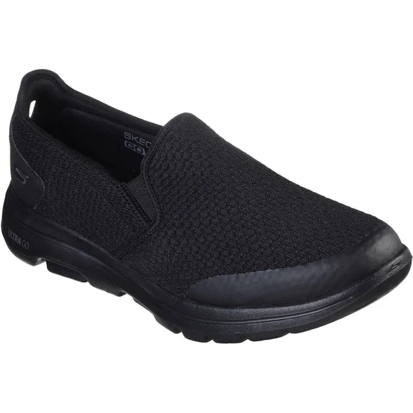 Skechers Men's GOwalk 5 Apprize Slip on Sneaker - Black/Black