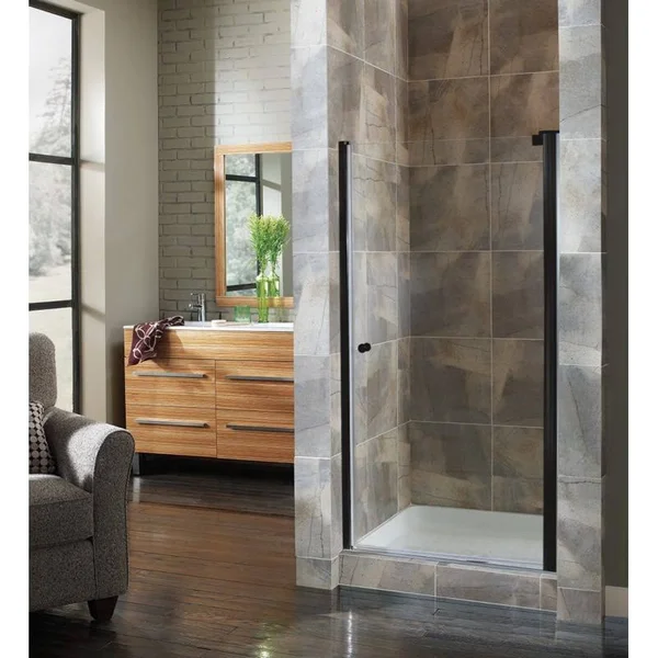 Foremost CVSW3572-CL-OR Shower Door, oil Rub Bronze, pivot, 72 in