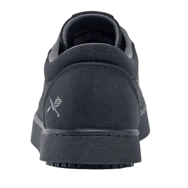 Mozo Men's Grind Slip Resistant Canvas Sneaker 10.5 Black