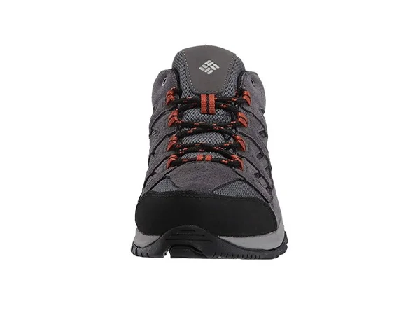 Men's Columbia Crestwood Low Waterproof Hiker - Adult, Size: 10.5 W, Graphite/Dark Adobe