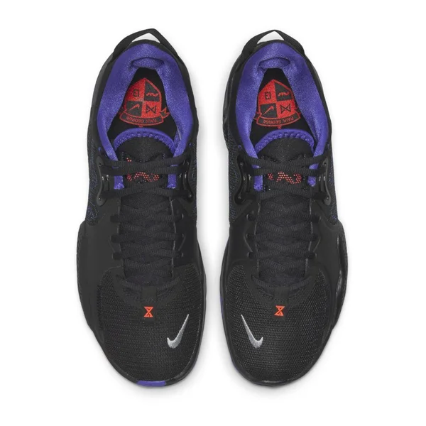 Nike PG 5 - Mens Basketball Shoes - Black/Silver - Size 9.5