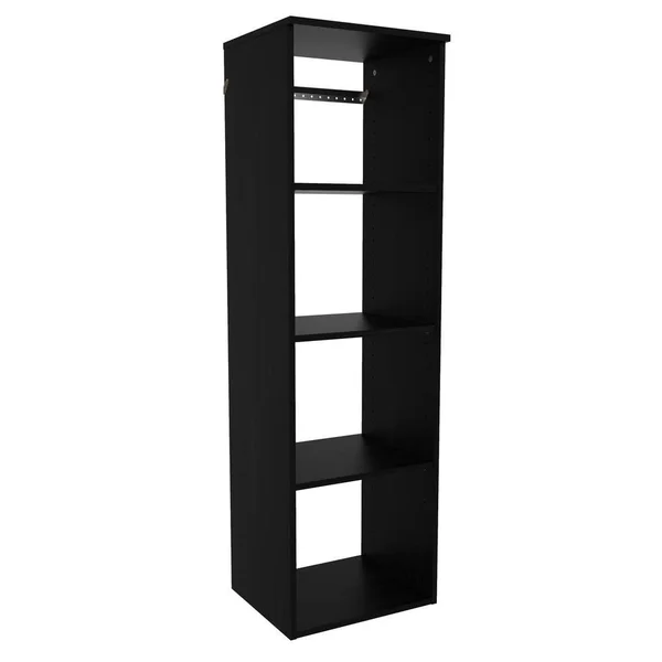 Closetmaid Style+ 17 in. W Noir Hanging Wood Closet Tower