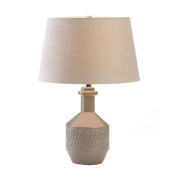 Gable Ridges Table Lamp White