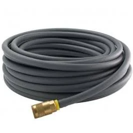 3/8x22 x 100 ft. Rubber Air Hose w/ Fittings #7211-381GY-100