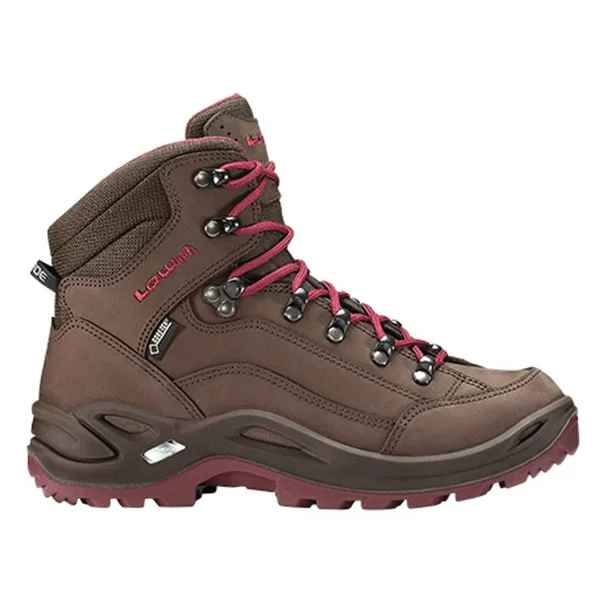 Lowa Women's Renegade GTX Mid - Espresso/Berry, Wide, 9.5