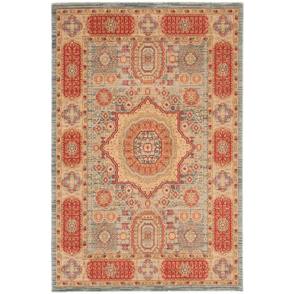 Safavieh Mahal MAH622C Navy, Red Rug 2&2x22 x 8& Runner