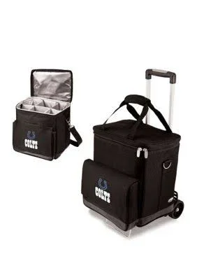 Picnic Time Black Indianapolis Colts cellar with Trolley