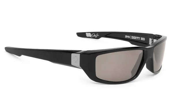 Spy Dirty Mo Sunglasses - Black, Happy Bronze Polar, Black Mirror