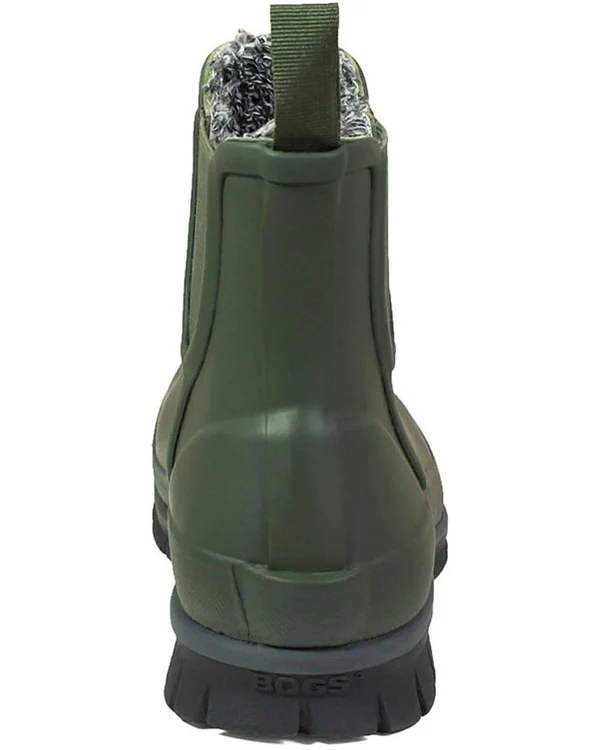 Bogs Women's Amanda Plush Slip on Boot - 9 - Dark Green