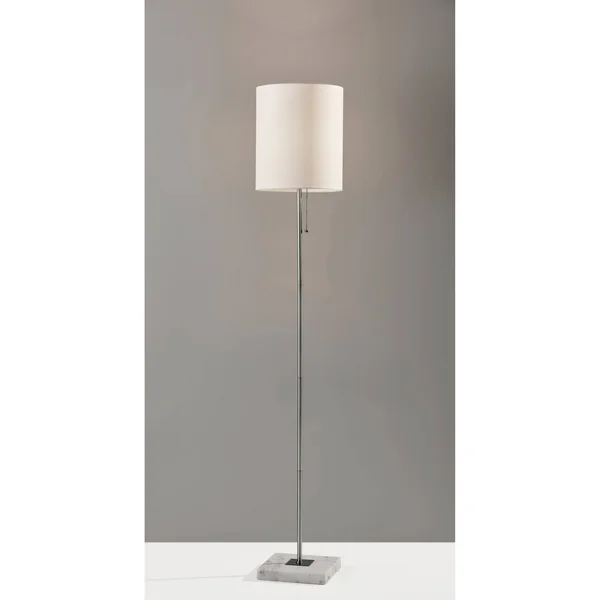 Adesso Fiona Floor Lamp - Antique Brass