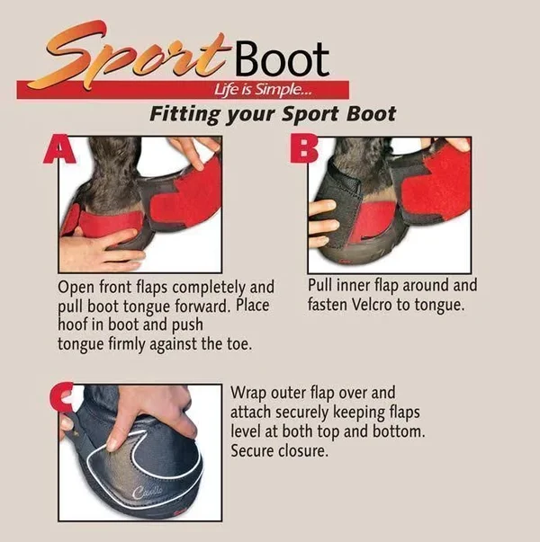 Cavallo Sport Regular Sole Hoof Boots 1