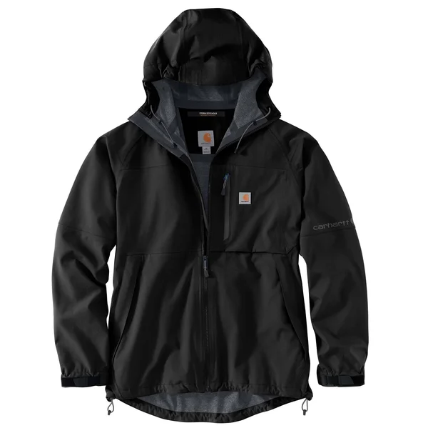 Carhartt Men's Storm Defender Force Hooded Jacket - Black